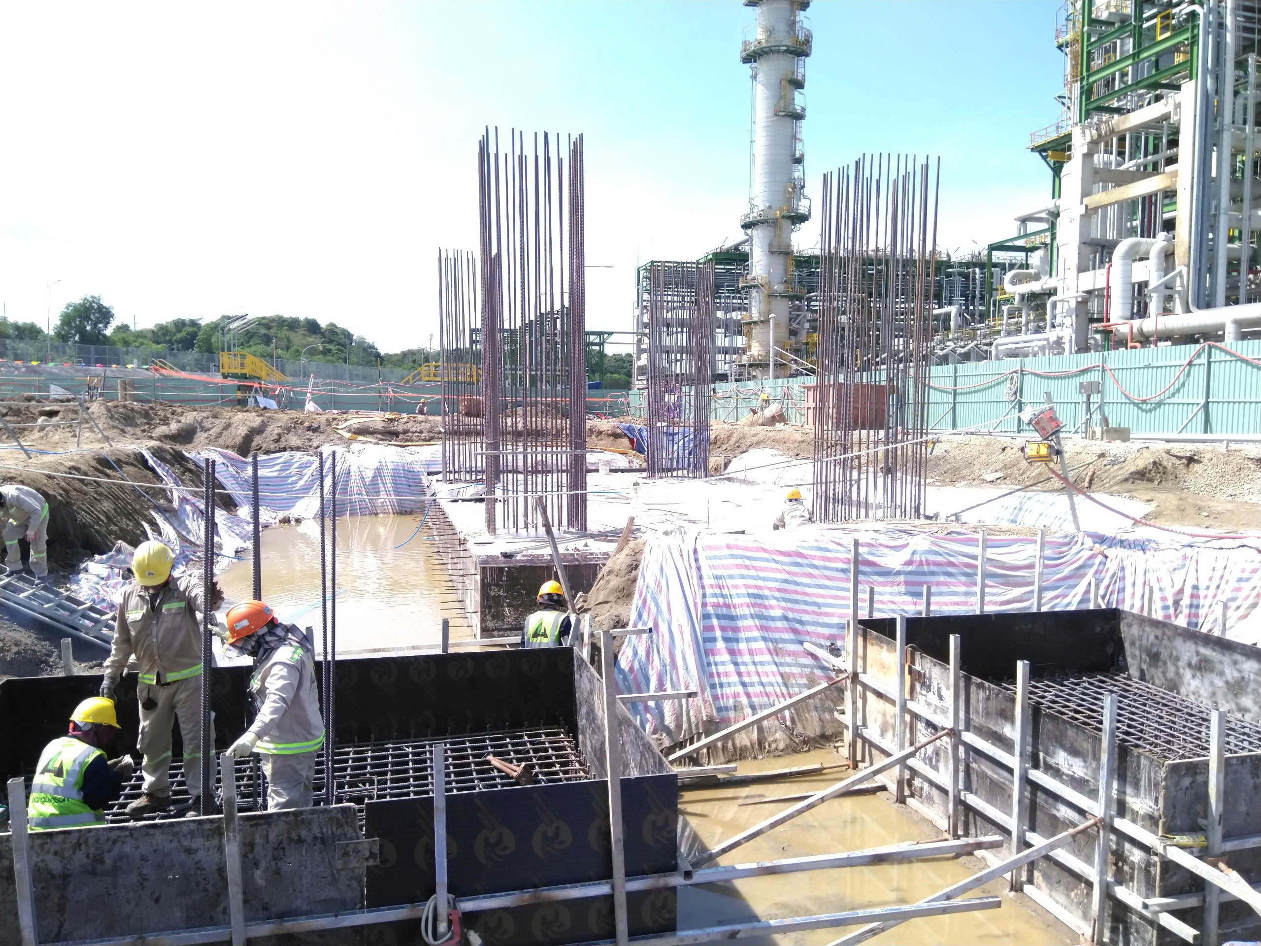 Dự án Cải tiến Tổ hợp Hóa dầu Miền Nam Việt Nam LSP - Gói Điều chỉnh Nhà máy Olefins, Công tác Xây dựng ngầm