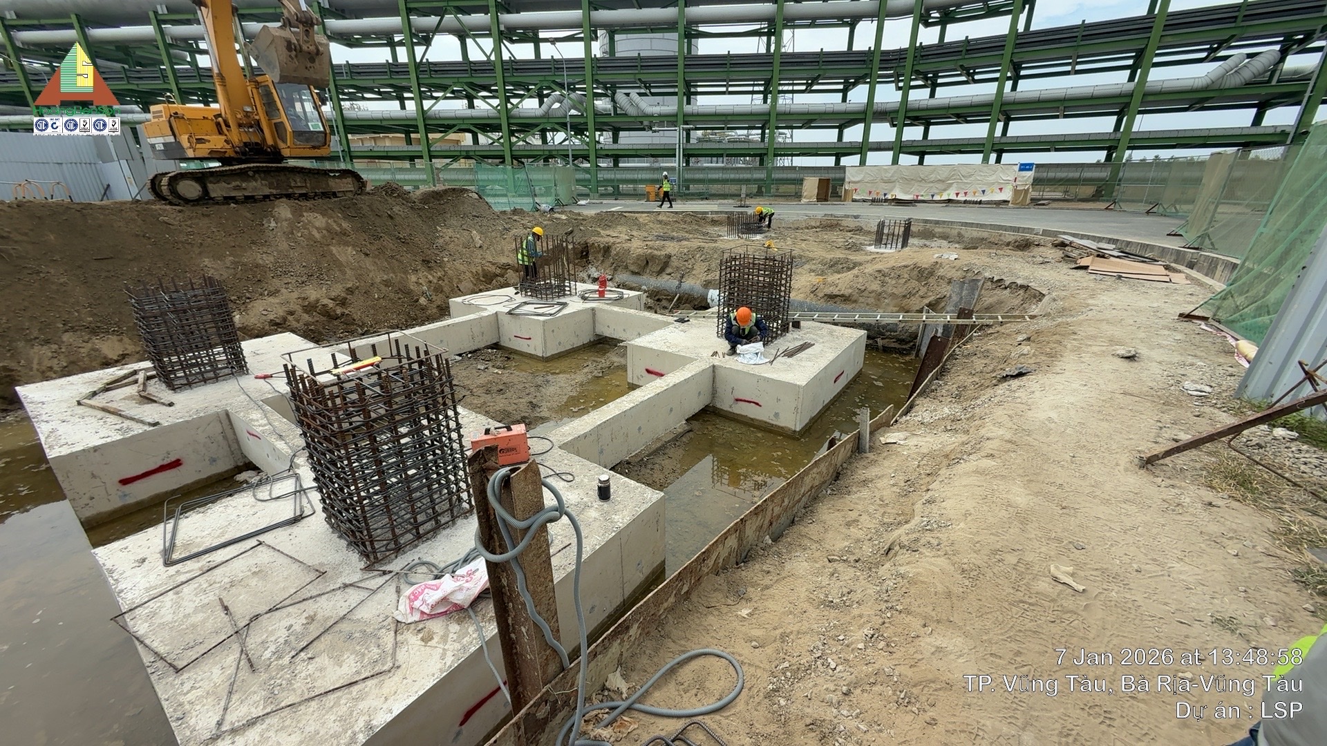 Dự án Cải tiến Tổ hợp Hóa dầu Miền Nam Việt Nam LSP - Gói Móng Piperack Khu vực Process Unit