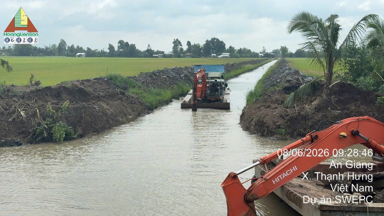 Thi công Tuyến ống bờ - Dự án Đường ống Dẫn khí Lô B - Ô MÔN
