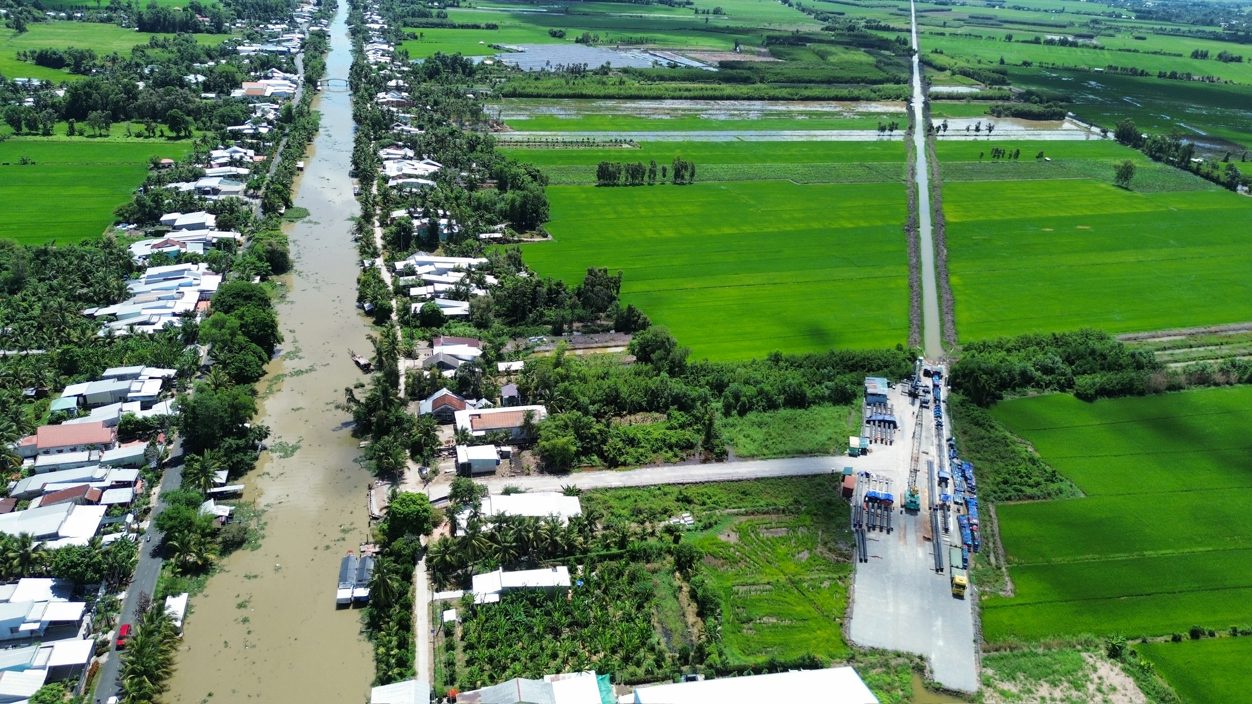 Thi công Tuyến ống bờ - Dự án Đường ống Dẫn khí Lô B - Ô MÔN