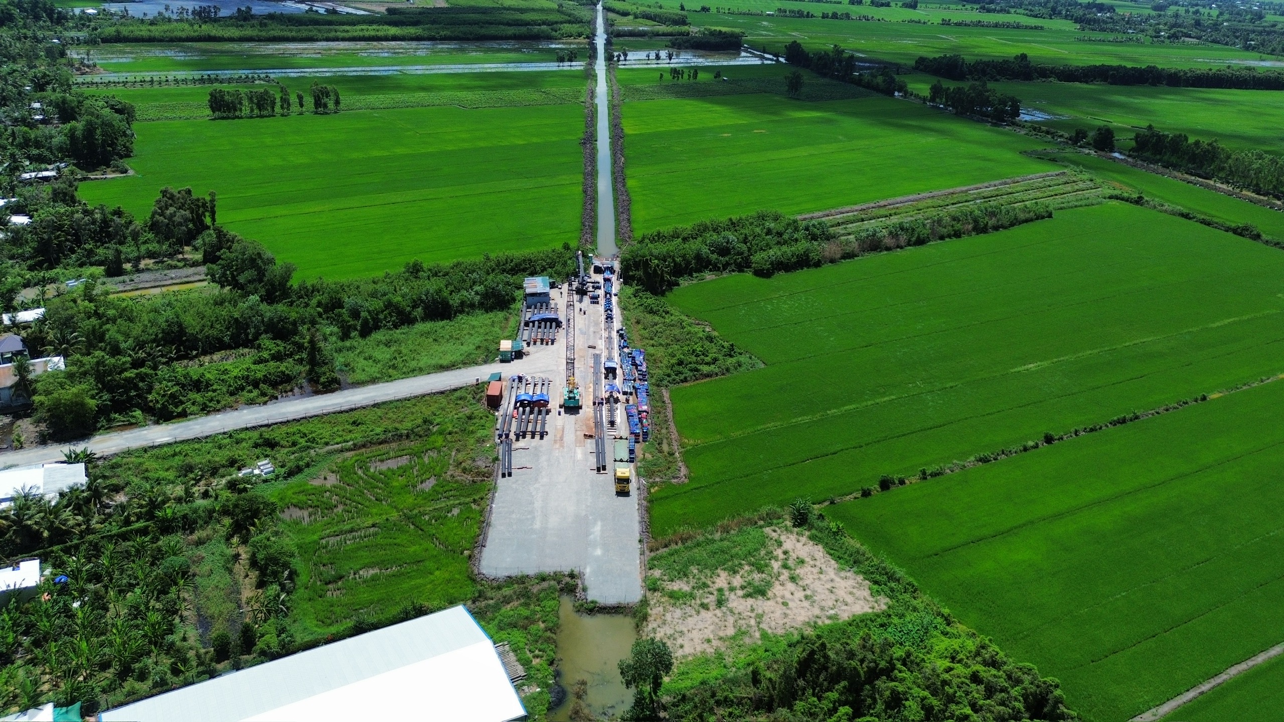 Thi công Tuyến ống bờ - Dự án Đường ống Dẫn khí Lô B - Ô MÔN