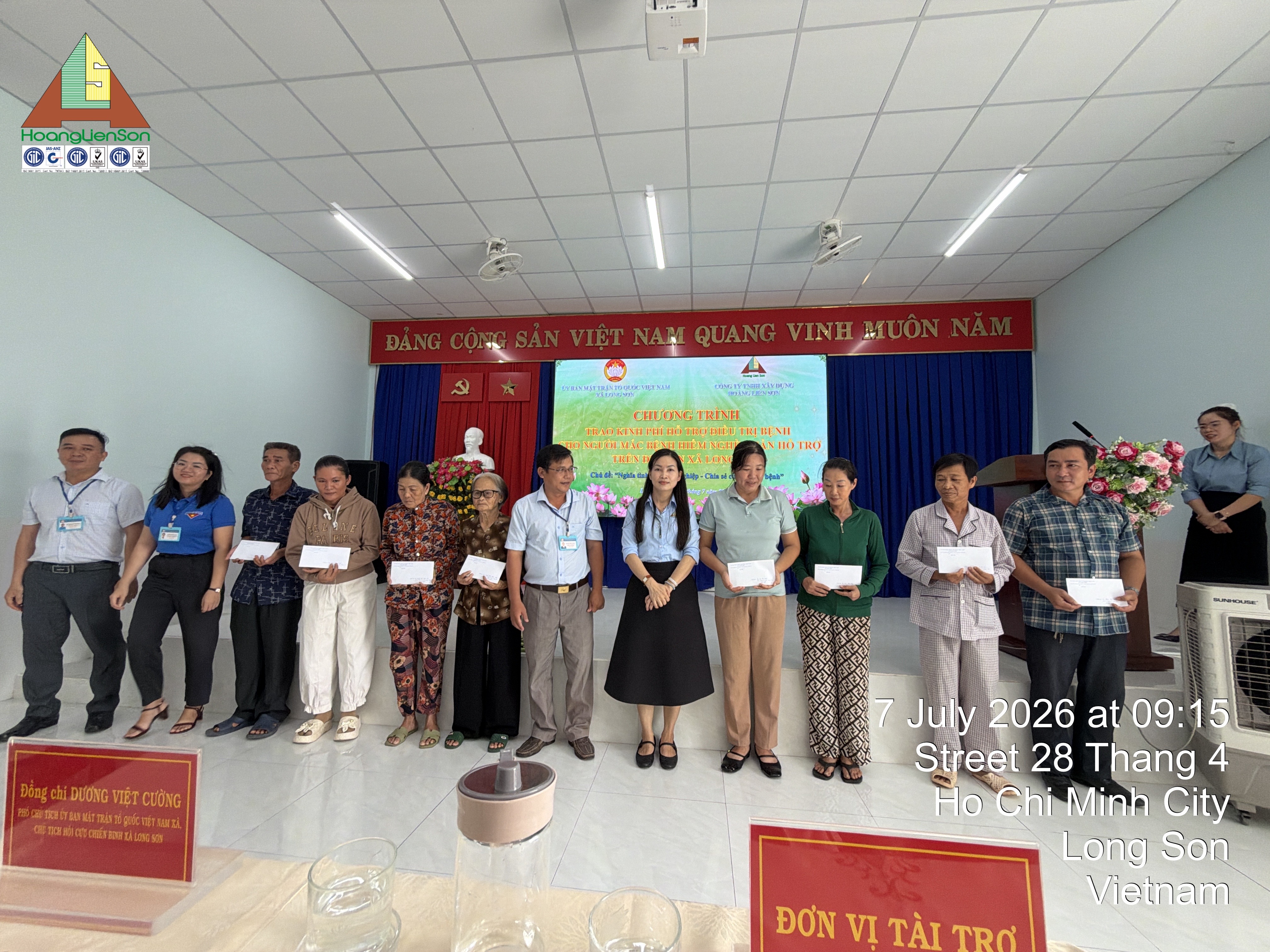 Hoàng Liên Sơn: Nghĩa tình từ doanh nghiệp - Chia sẻ cùng người bệnh